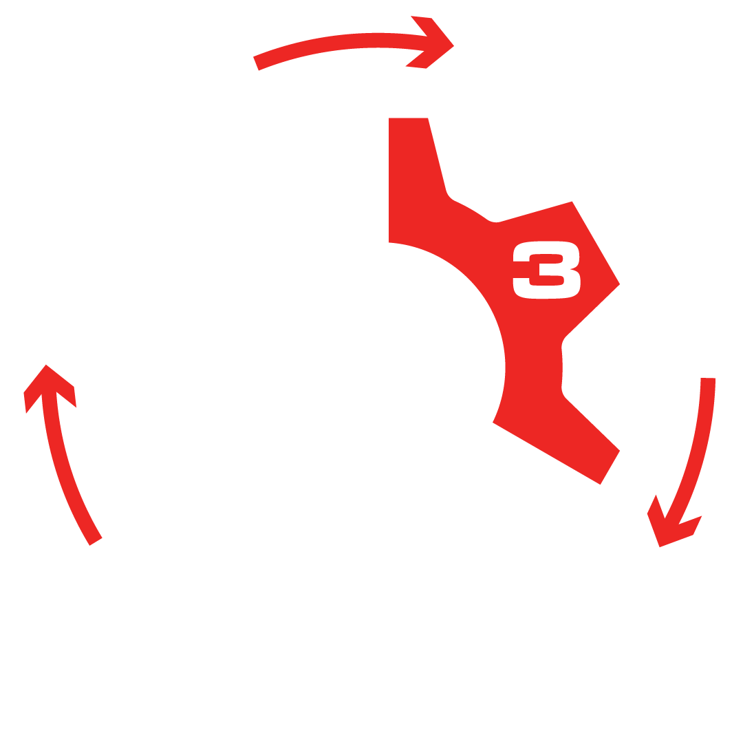 E3 Logo White(Grey BG)